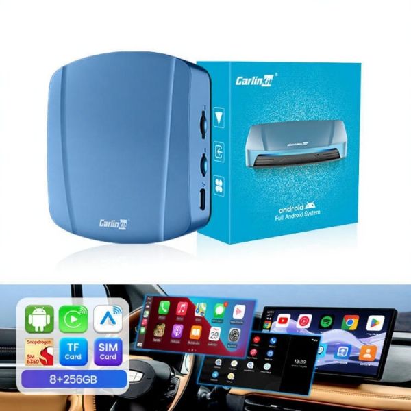 Wireless Android Auto Adapter 8GB RAM 256GB ROM Qualcomm SM6350