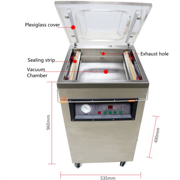 Commercial Grade Vacuum Packing Machine with 70 KG Capacity and User-Friendly Design