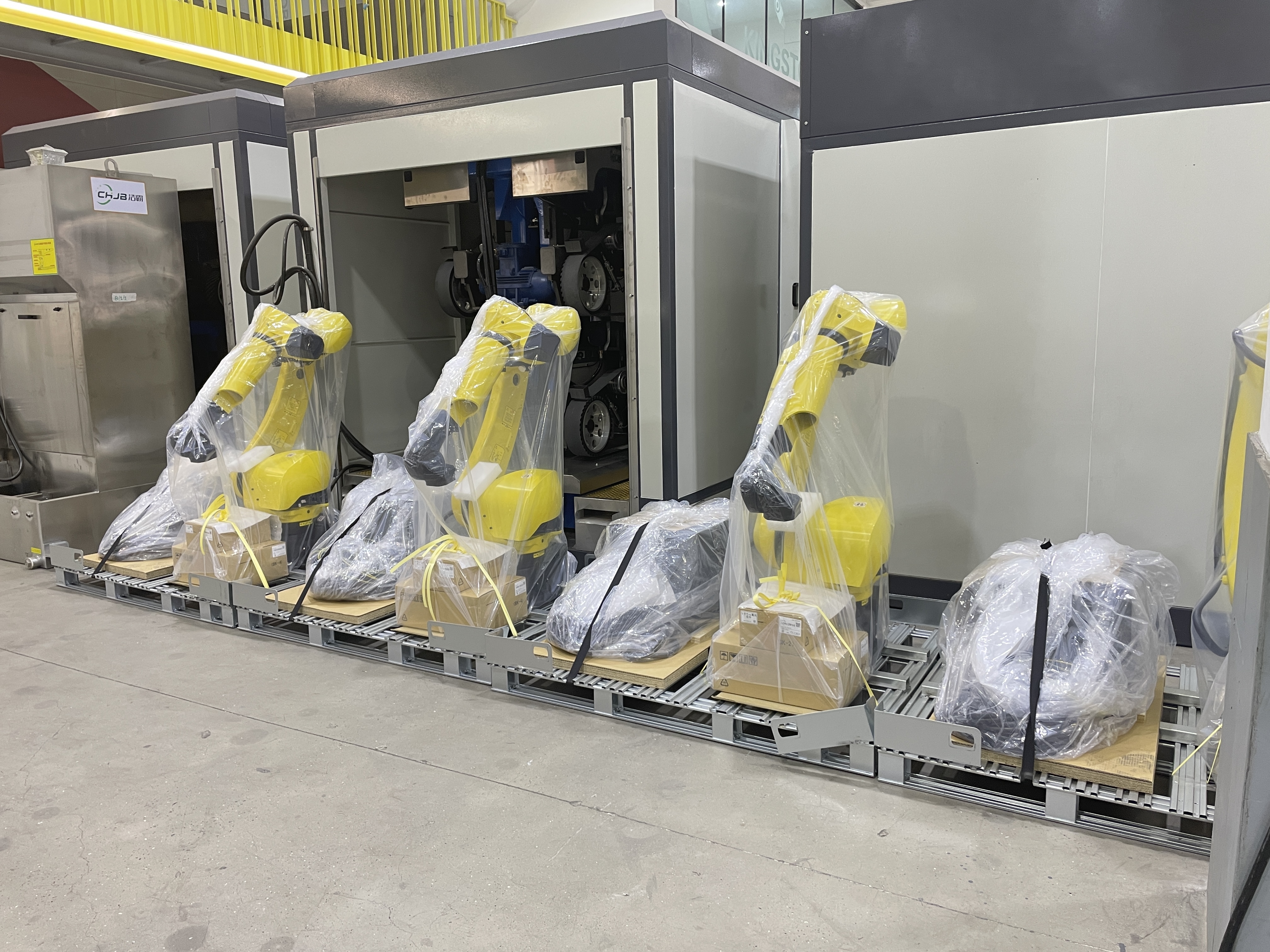 Curved Surface Robotic Buffing Machine For Brass Valves