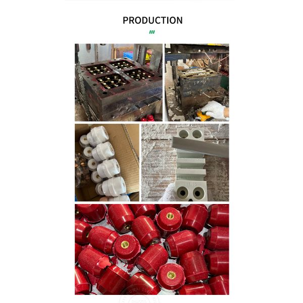 Customized Busbar Clamp Insulator Support Low Voltage Busbar Insulator Support Busbar Clamp