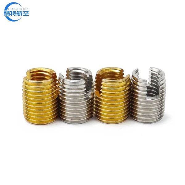 500pcs/bag High Strength Selftapping Slotted Insert Insert Self Tapping Thread Fasteners Insert