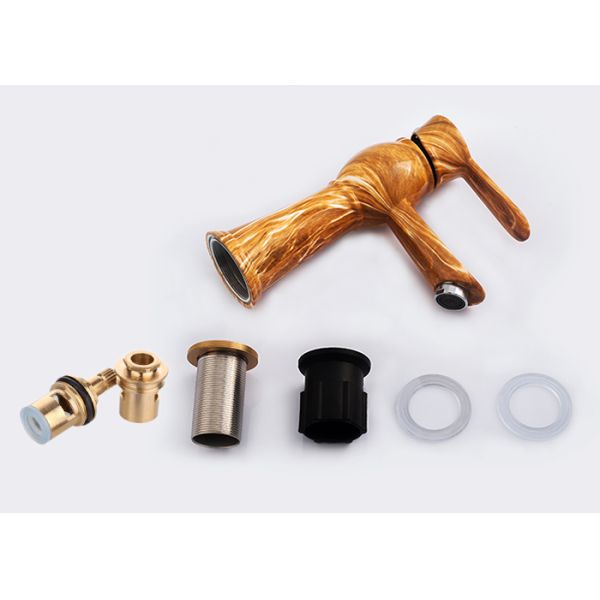 Deck Mounted Commercial Kitchen Sink Faucets For Basin / Bathroom