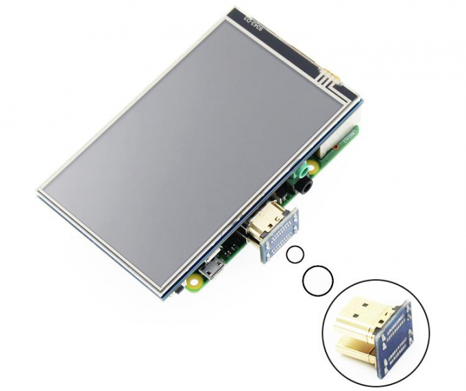 800*480 Raspberry Pi Zero Touch Screen HDMI Port RTP Touch Panel 4 Inch