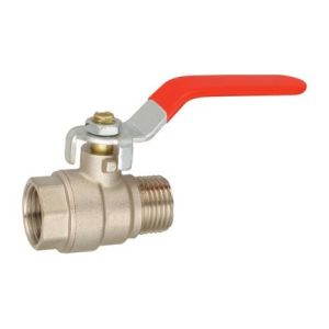 Quality long handle brass ball valve male+female for sale