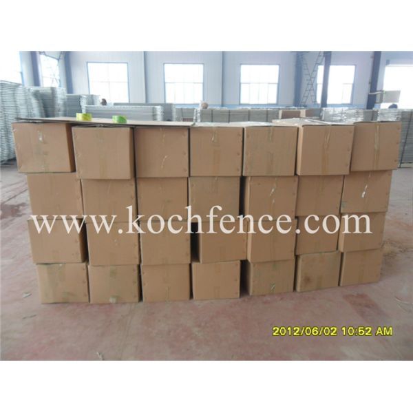 Metal Crowd Control Barricades 37.3'' X 8' High Safety Easily Assembled