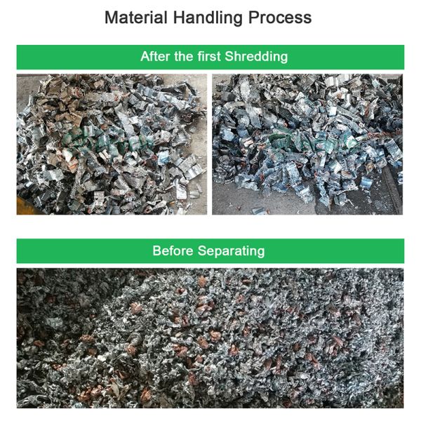 Used Copper Aluminum Cable Wire Recycling Machine/ Radiator Separator