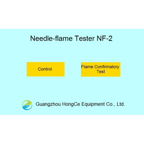 IEC60695 Flammability Testing Equipment , 0.5m³ Needle - Flame Tester PLC Control