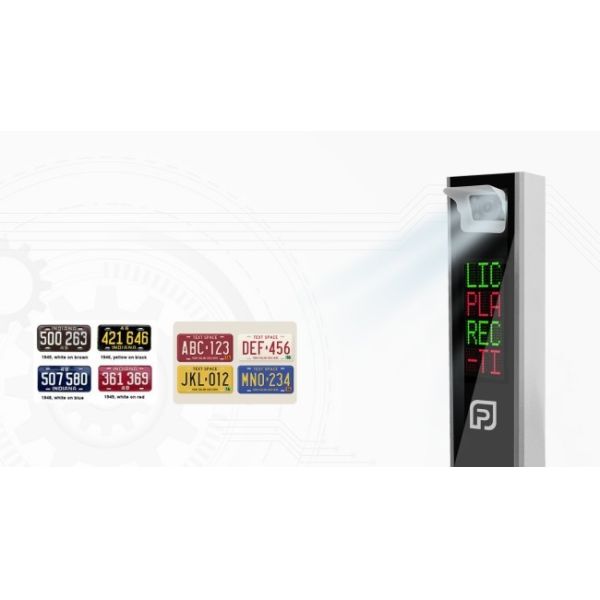 LPR Camera Parking Controller With Single Led Display For ANPR Parking System