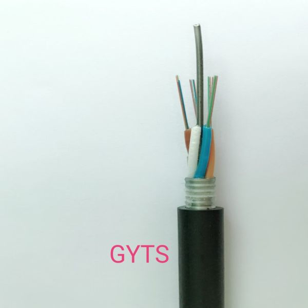48 Core Loose Tube Stranded GYTS Microduct Cable PE Jacket