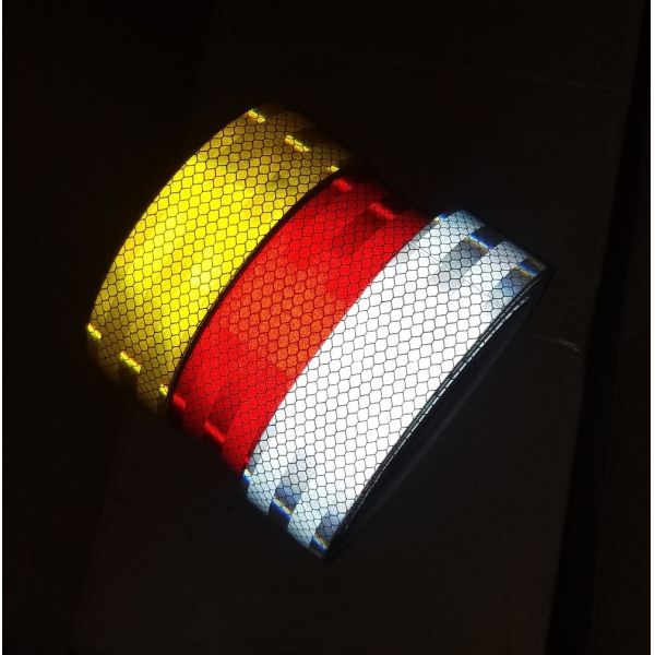 ECE 104R Reflective Conspicuity Tape with Micro Prismatic Technology, 10 Years Service Life, and High Tack Adhesive for Vehicle Safety