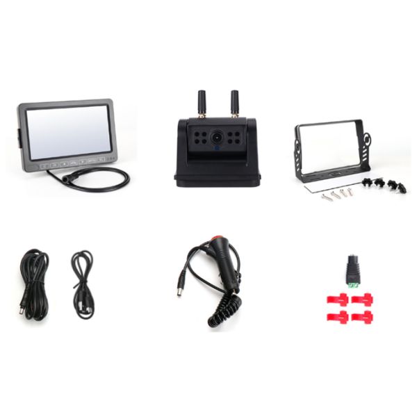 HD Combo 7-inch Screen Rechargeable Battery Wireless Backup Imaging Reverse Camera