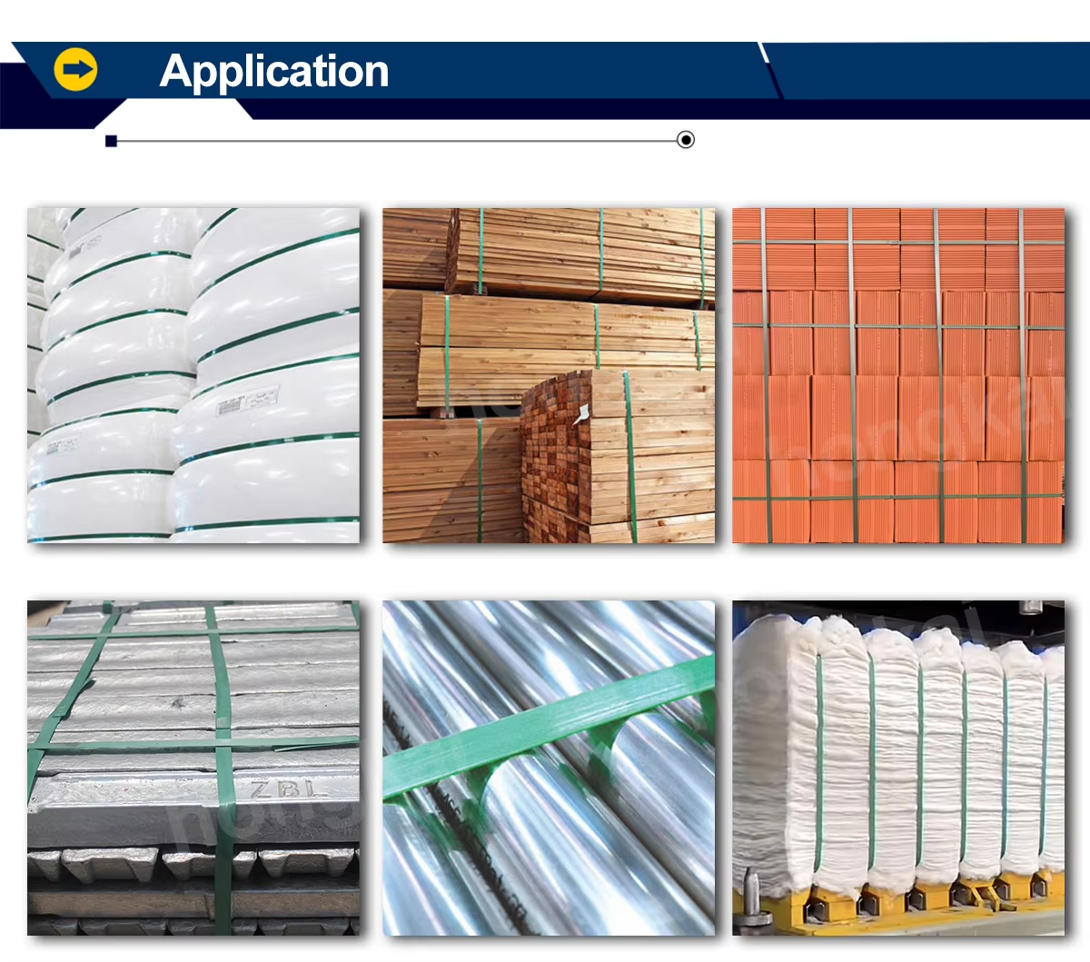 Manual Automatic Machine Packing Polypropylene PP PET Strap Durable Strong Tension