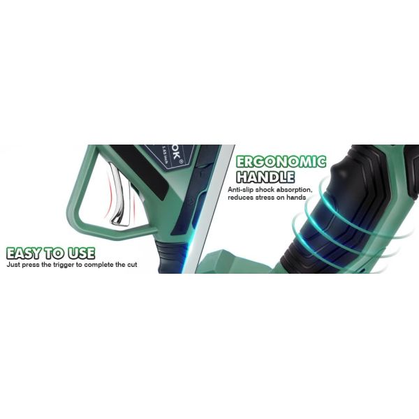 Komok 1000W Cordless Electric Shears 42mm Cutting Diameter With Finger Protection Function