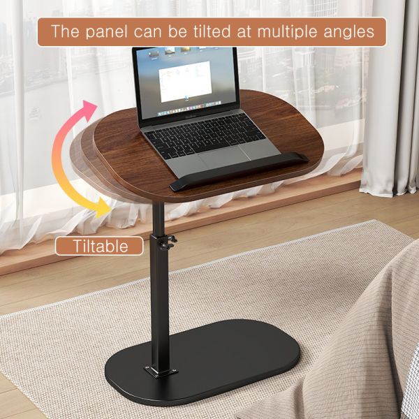 Foldable Coffee Table Mobile Laptop Flip Desk End for Simple and Practical Bedside or Sofa Side