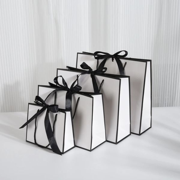 Initial Payment Customize Shopping Kraf Paper Bag Gift Packaging Bag for Supermarket