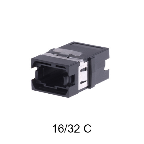 Black Color MPO Fiber Optic Adapter 12C / 24C / 36 C Easy Operating
