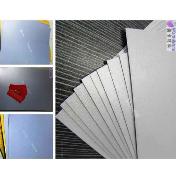 Digital Printing PVC Sheets In Silver With Strong Peeing Strength