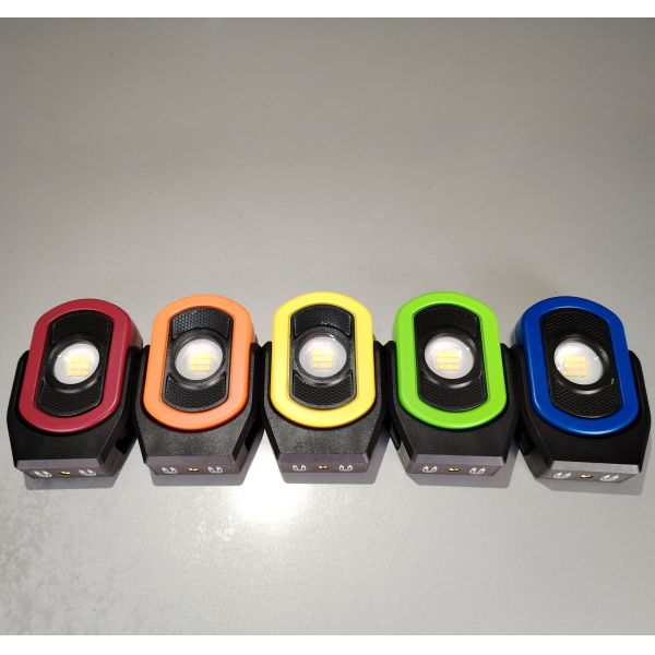 2- Portable LED Work Light with USB Type-C Lithium Rechargeable Battery and Strong Magnet