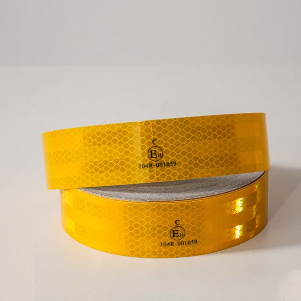 ECE 104R Micro Prismatic Reflective Tape Vehicle Conspicuity Marking Tape