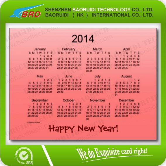 OEM Anniversary Card / Calendar Card