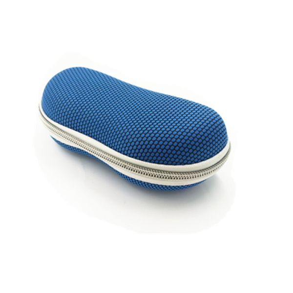 Blue EVA Glasses Case With Custom Logo Classical Design For Unisex
