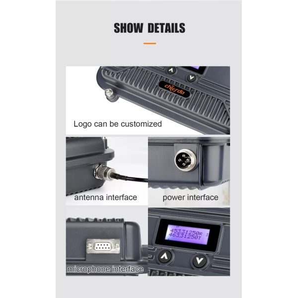 CTCSS/DCS Encode and Decode Network Customizable 10W Full Duplex Walkie Talkie Repeater