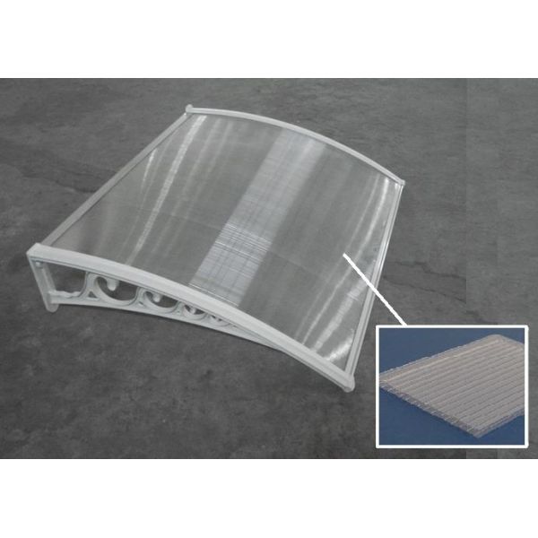 Choose PC Canopy for Your Window Insulation Needs Lightweight Polycarbonate Hollow Sheet Window Awning