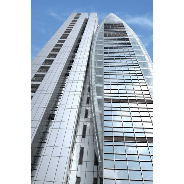 Corrosion Resistance Fire Rated ACP Sheets For Balcony 3.0mm Thick Solid Color Surface Coating