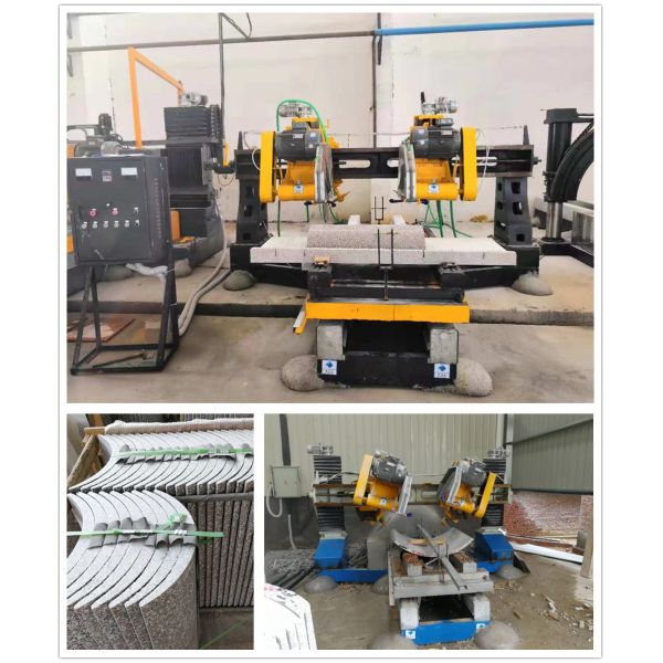 Automatic Four Slice Stone Edge Cutting Machine for Column Slab 1500mm