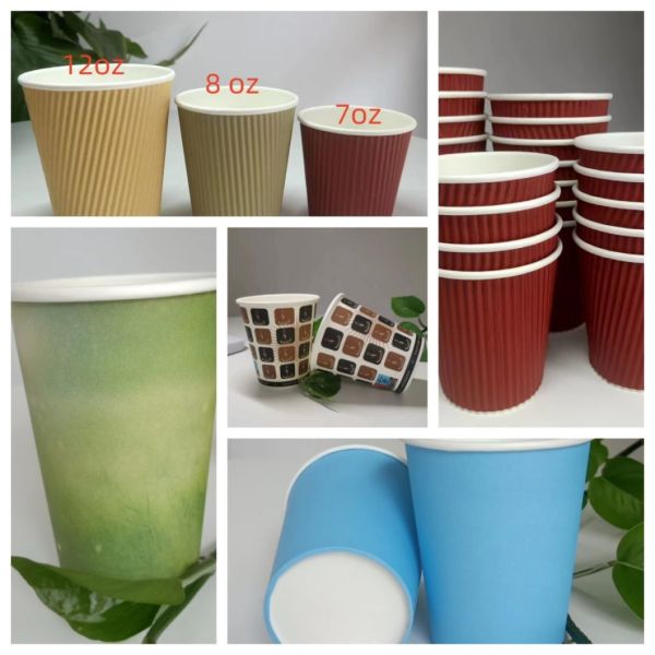 8 Oz 300g Single Wall Creative Disposable Paper Cup Customized for Your Customers
