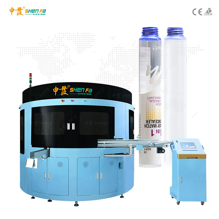 Automatic Screen Printing Machine CNC Pr Servo Four Color Silk Screen Printing Press For Plastic Bottles