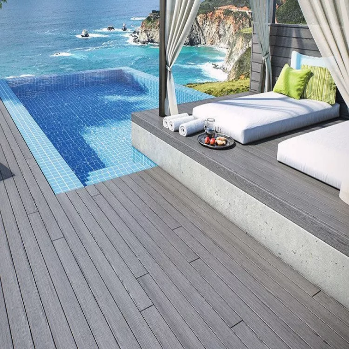 Wpc Synthetic Landscape Timber Plastic Outdoor Decking Boards Fireproof