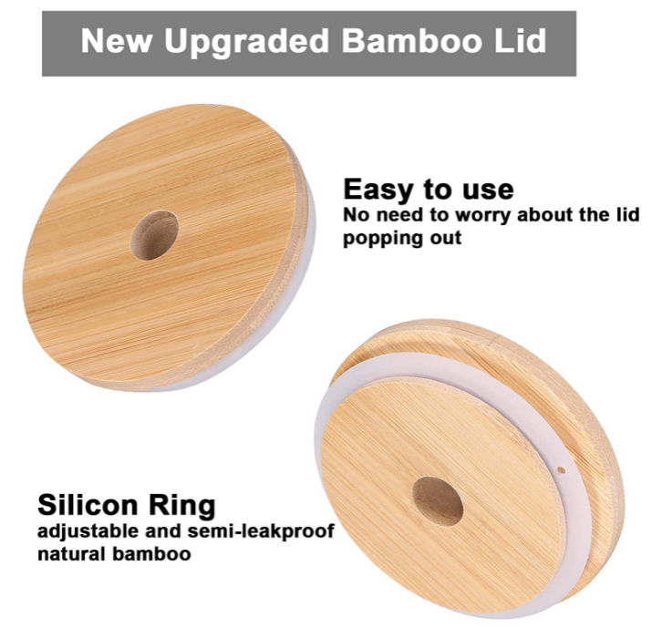 500ml Bubble Tea Cups Reusable Wide Mason Mouth Smoothie Cups Mason Jar Drinking Glasses Cups