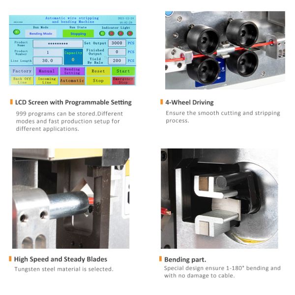 Hard BVV Wire A Conductor Copper Cable Strip Bending Machine Small Diameter