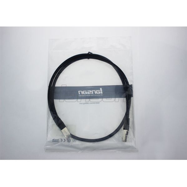 PVC Connector Cat6A Patch Cord Pure Copper Wire Material For Communication