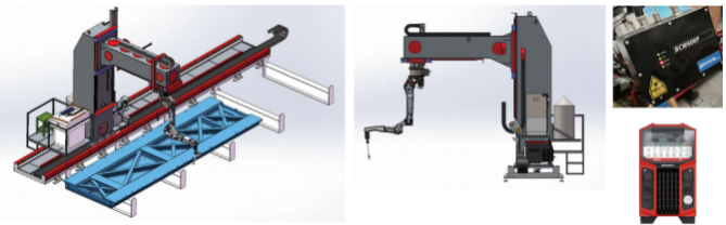 Steel Structure Used Intelligent Welding Robot (2010A Pro/9-Axis Cantilever Type)