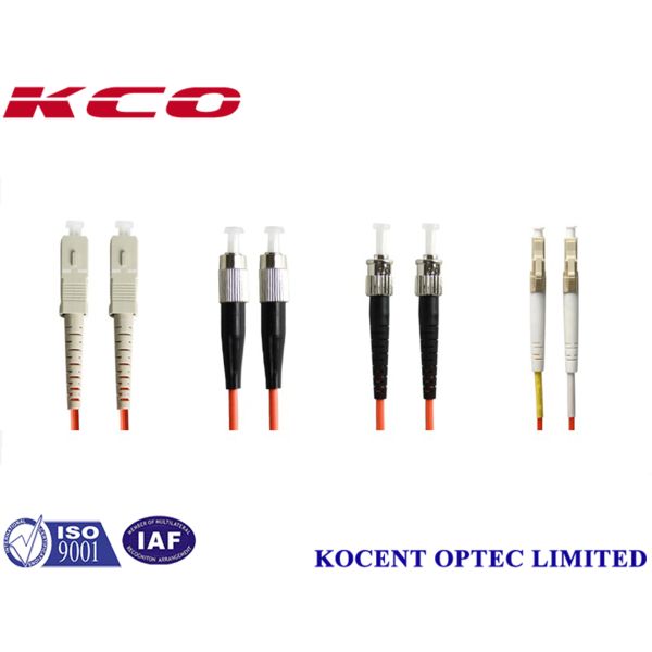 2.0m 2.0mm Multimode Fiber Optic Patch Cord with 62.5/125 Core for High Density Connectivity