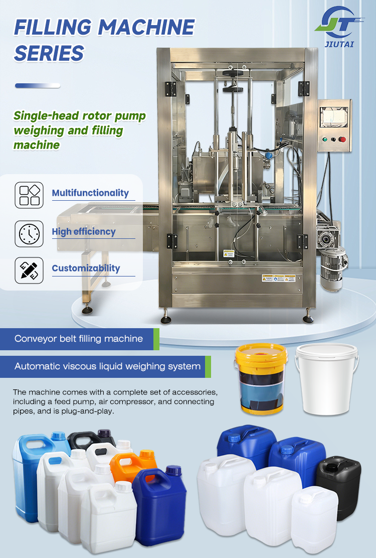 Polyurethane Polyol Chemical Raw Material Thick Fluid Automatic Single Head Rotary Lobe Pump Weighing Filling Machine