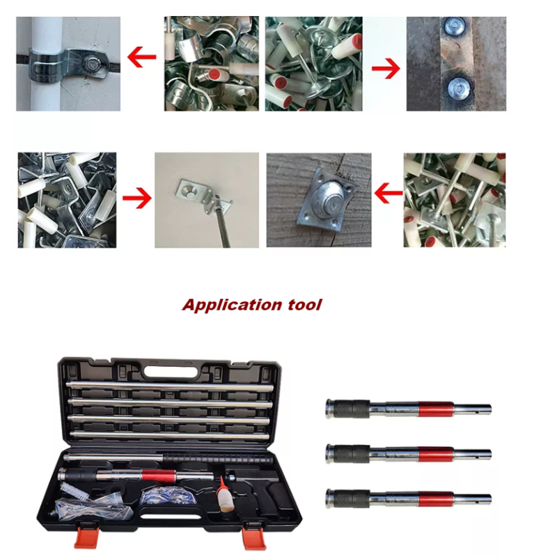 Smooth Shank 8.0mm Head Diameter Ceiling Nails for Integrated Power Actuated Nail Gun