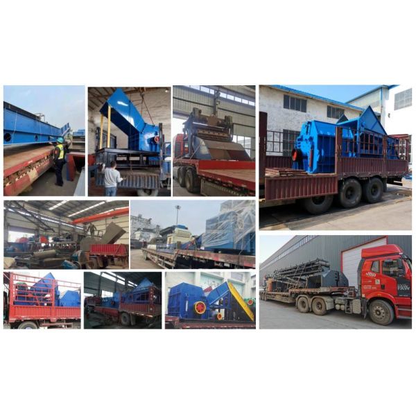 Heavy Hammer Scrap Metal Crusher with Vibrating Screen Crusher Machine