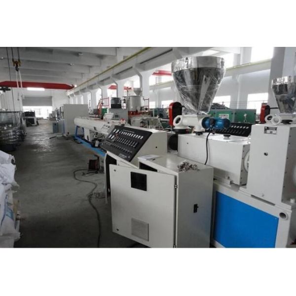 16-160mm PVC Pipe Production Machine , Plastic Pipe Making Machine Low Noise