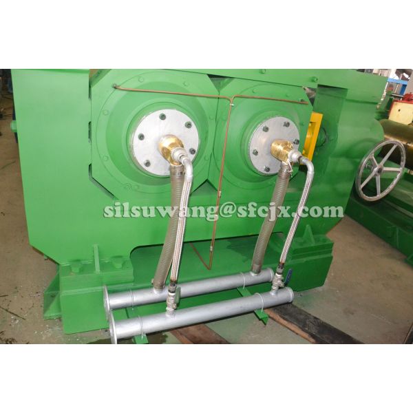 22" Peripherally Roller Bearing Lubrication Rubber Mixing Machine 2 Roll