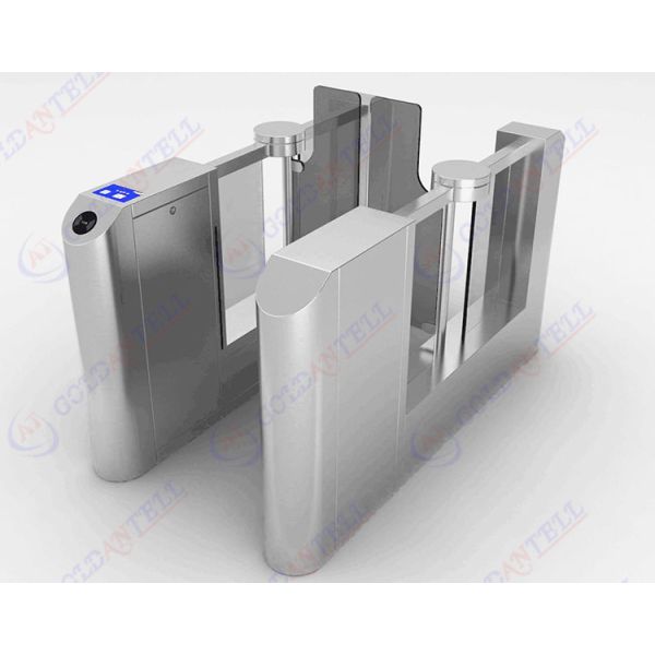 Fully Automatic RFID Speed Security Access Gates Stainless Steel High Baffle For Airport