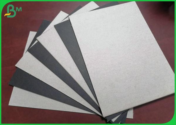 High Thickness 2.0mm 2.5mm 3mm Laminated Black Lined GreyBoard For CD and DVD Boxes 