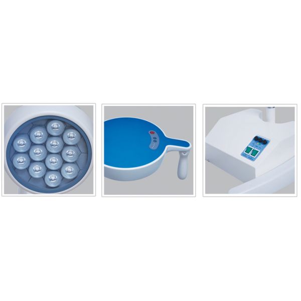 Portable Floor Model Surgical LED Examination Light Small Diameter Head