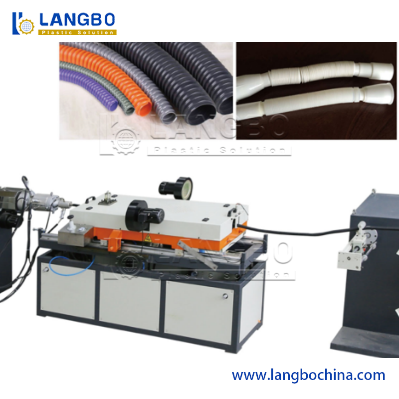 Automatic Corrugated Pipe Extrusion Line with Co-Extrusion Layer System for Double Wall Corrugated Pipe and Precision Temperature Control