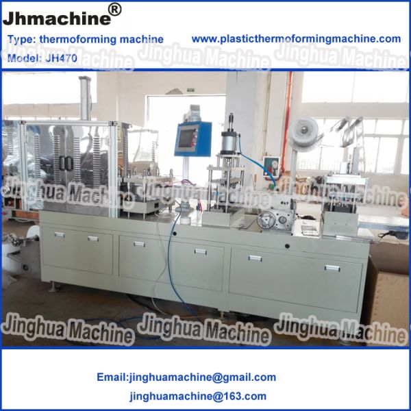 small thermoforming Machine for disposable containers and lids/save engergy use PP materia
