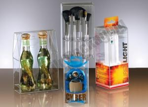 Quality clear Bottle packaging box in customized size supply in China for sale