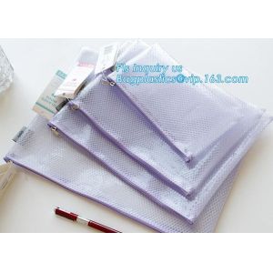 k document file bag, Document File Folder /Document Bag, Mesh pattern plastic