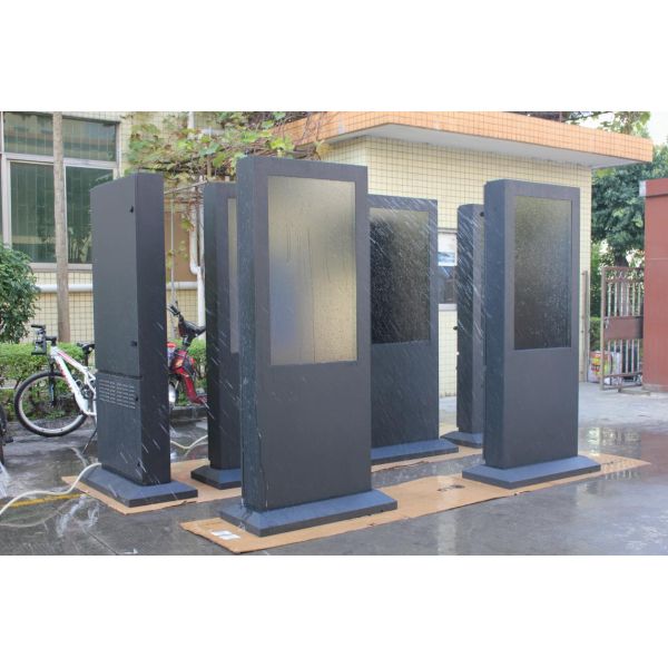 Multi Functional Outdoor Touch Screen Kiosk 43 Inch Windows 7 Operating System